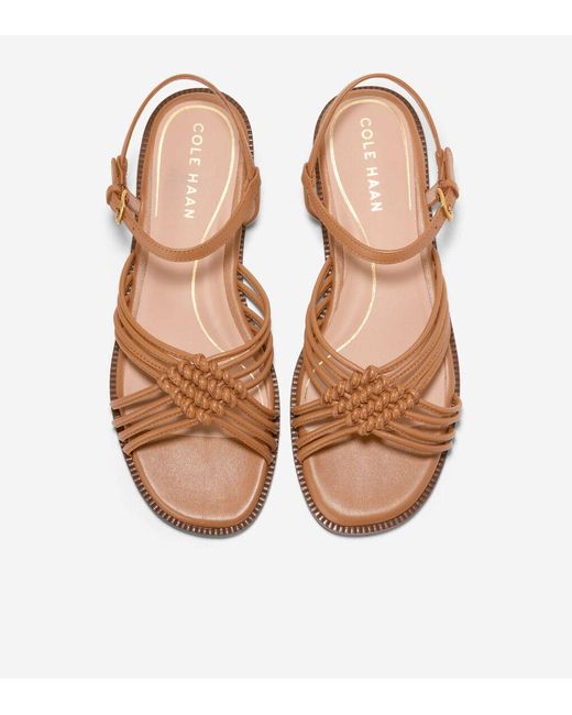Cole Haan Brown Women's Jitney Knot Sandals