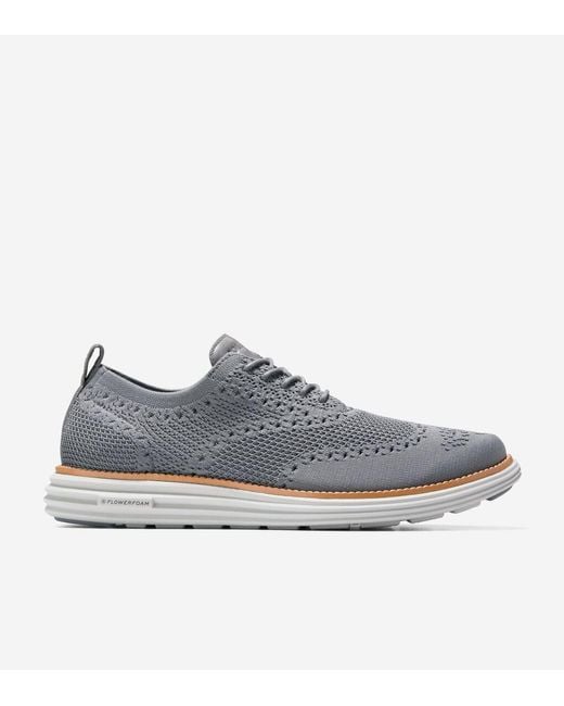 Cole Haan Gray Men's Øriginalgrand Remastered Stitchlitetm Oxfords for men