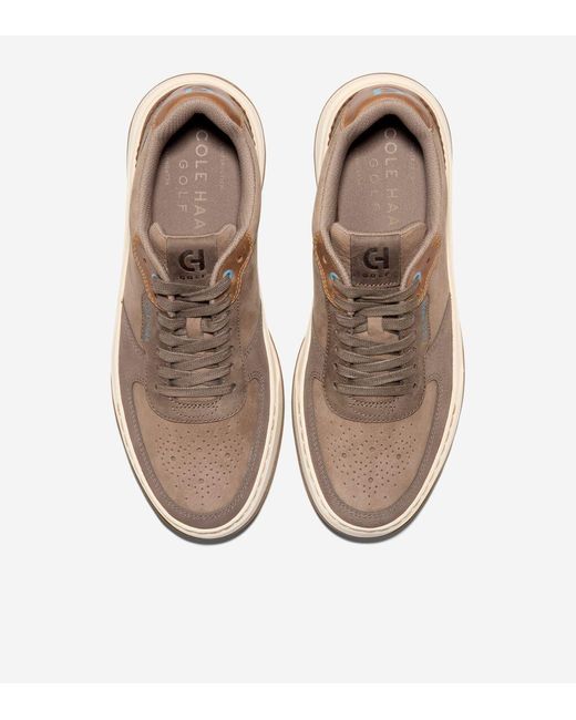 Cole Haan Brown Men's Grandprø Crossover Waterproof Golf Shoes for men