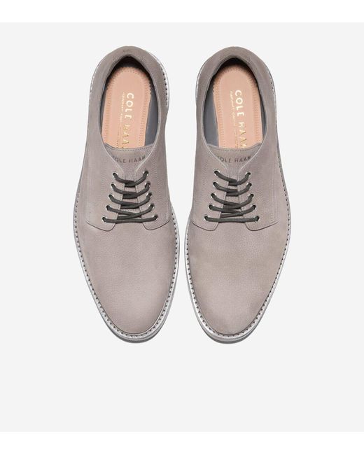 Cole Haan Gray Men's Judson Grand Plain Toe Oxfords for men