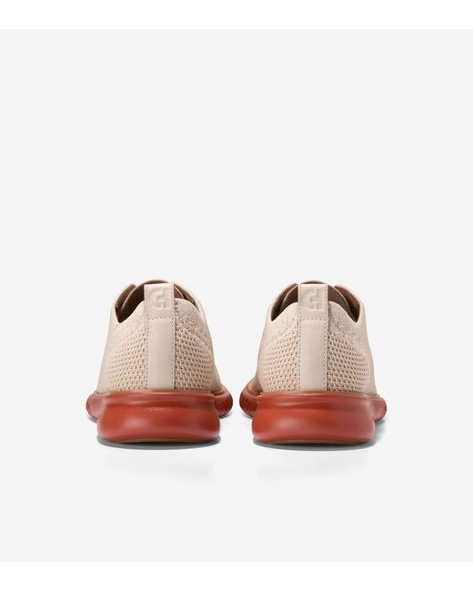 Cole Haan Pink Men's 2.zerøgrand Stitchlitetm Oxfords for men