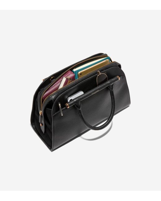 Cole Haan Black Women's Catherine Medium Satchel