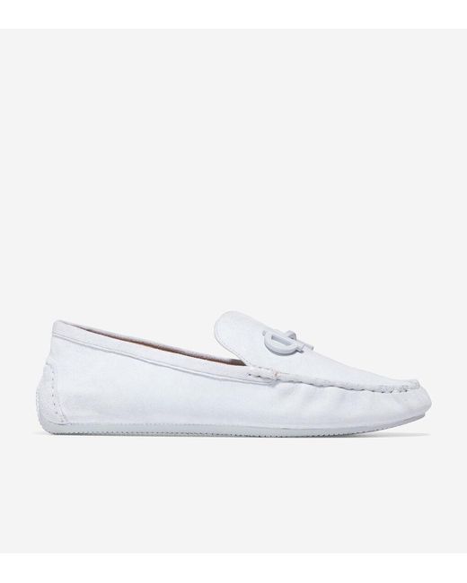 Cole Haan Suede Tully Driver - Lyst