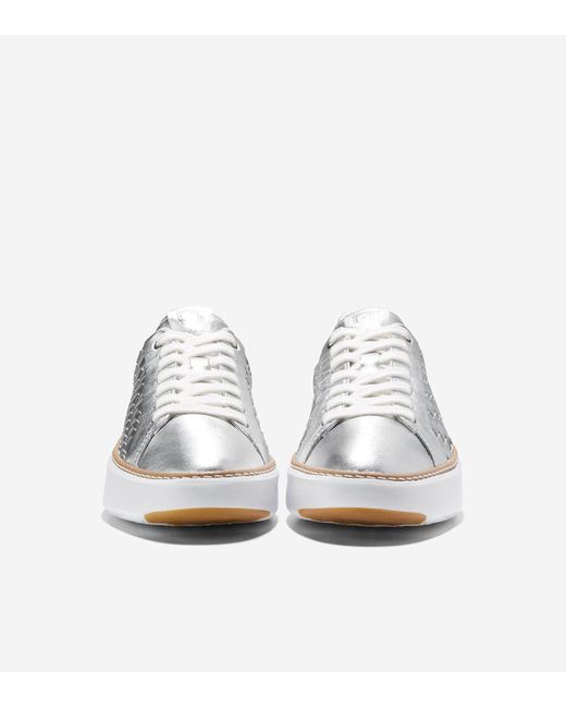Cole Haan White Women's Grandprø Topspin Sneakers