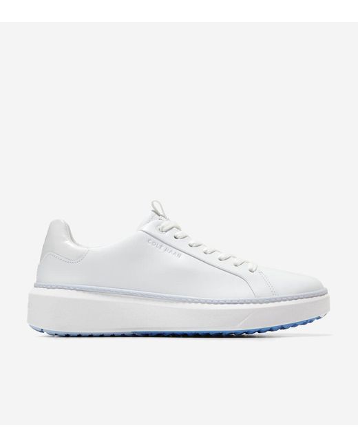 Cole Haan White Women's Grandprø Waterproof Topspin Golf Shoes