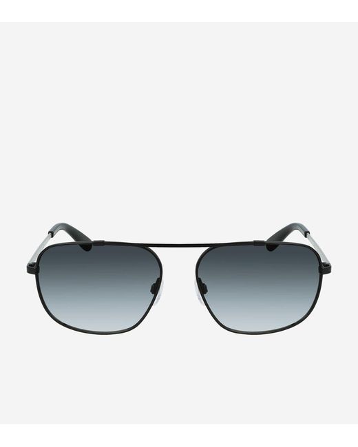 Cole Haan Black Square Navigator Sunglasses for men