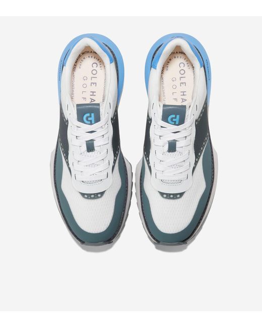 Cole Haan Blue Men's Grandprø Water-resistant Ashland Golf Sneakers for men