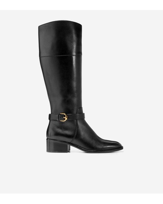 Cole Haan Women s Calyssa Riding Boots in Black Lyst