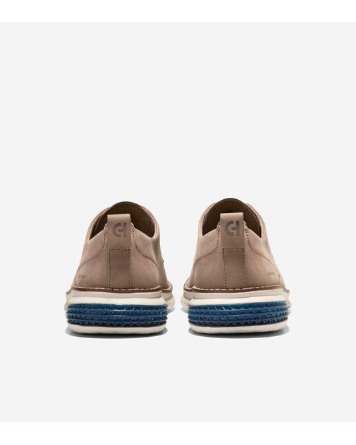 Cole Haan Brown Men's Øriginalgrand Energyweave Perforated Plain Toe Oxfords for men