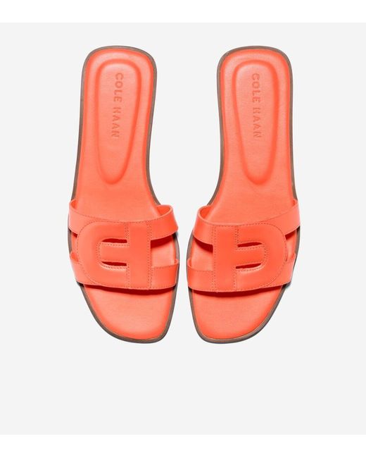 Cole Haan Red Women's Chrisee Slide Sandals
