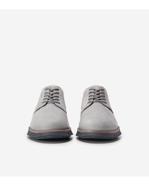 Cole Haan Gray Men's Zerøgrand Remastered Plain Toe Oxfords for men