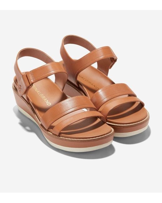 Cole Haan Brown Women's Øriginalgrand Peyton Flatform Sandals
