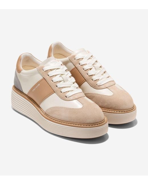 Cole Haan Natural Women's Øriginalgrand Max Platform Sneakers