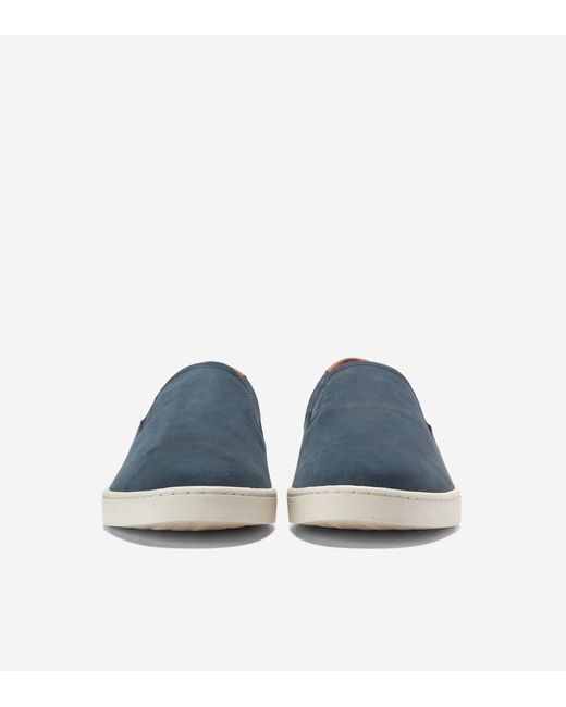 Cole Haan Blue Men's Nantucket Slip-on Deck Shoes for men