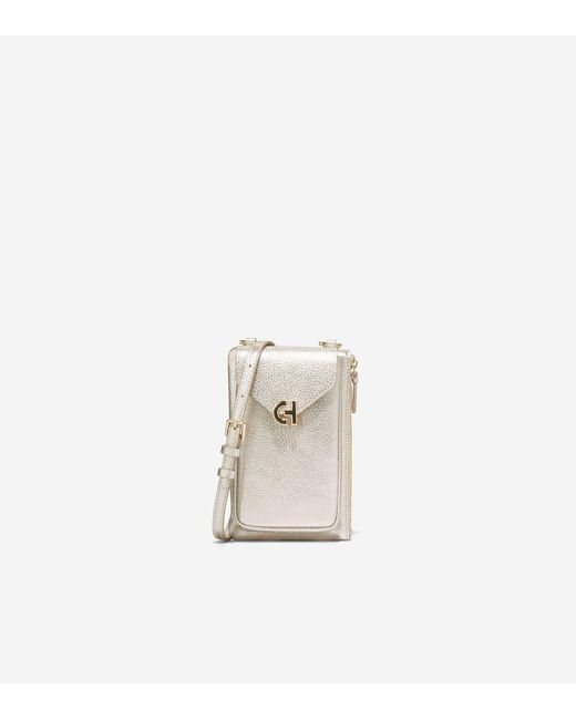 Cole Haan White All-in-one Flap Crossbody Bag