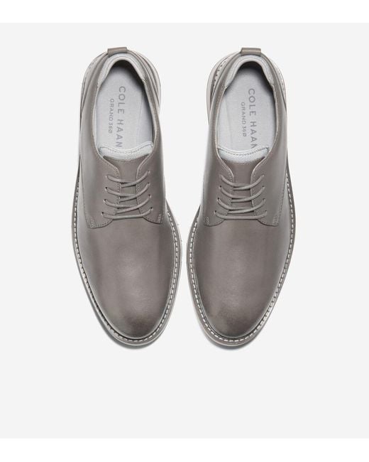 Cole Haan Gray Men's Osborn Grand 360 Plain Oxfords for men