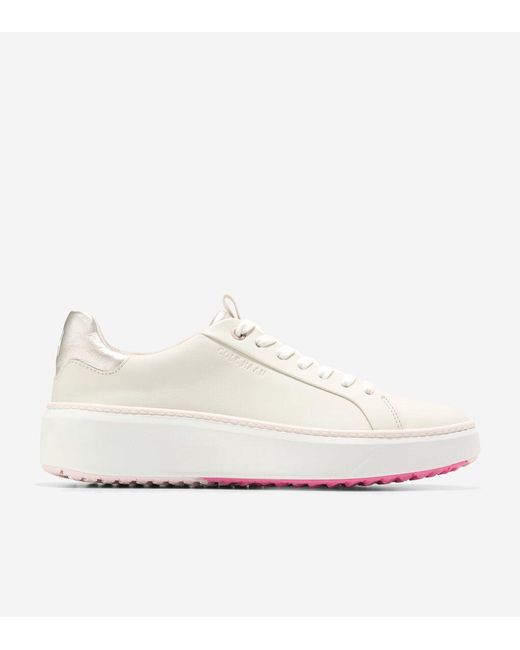 Cole Haan White Women's Grandprø Topspin Golf Shoes