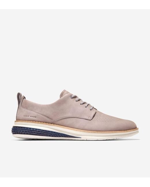 Cole Haan Pink Men's Øriginalgrand Energyweave Perforated Plain Toe Oxfords for men