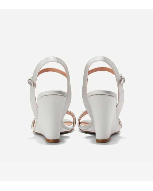 Cole Haan White Women's Josie Wedge Sandals