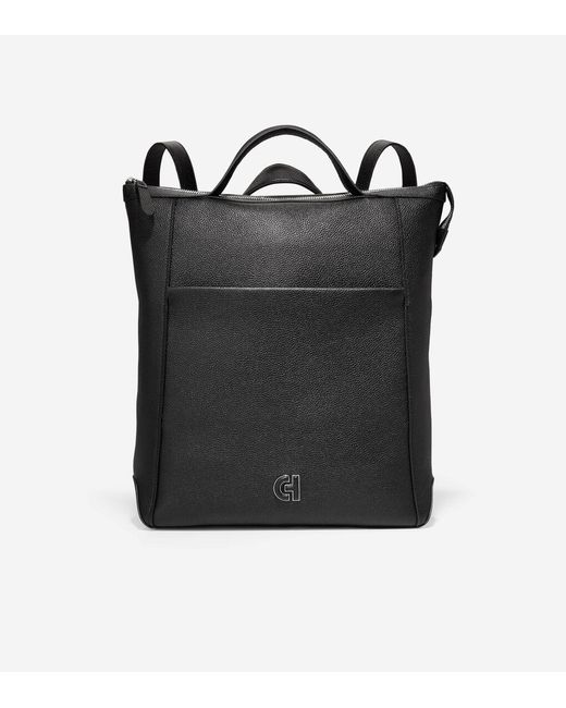 Cole Haan Black Grand Ambition Convertible Backpack