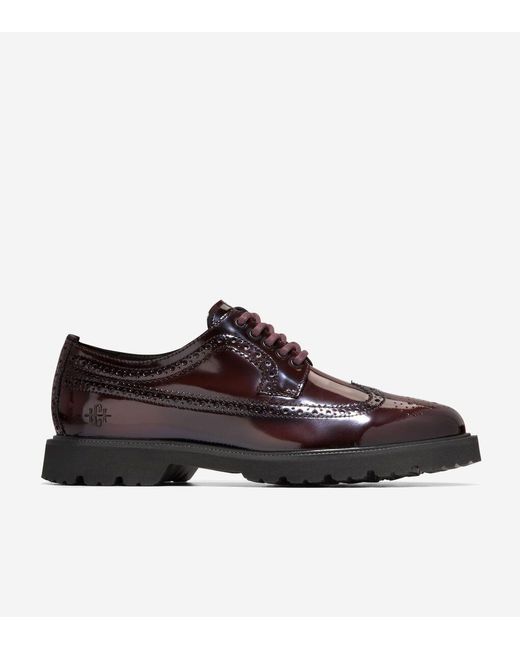 Cole Haan Brown Men's American Classics Longwing Oxfords for men