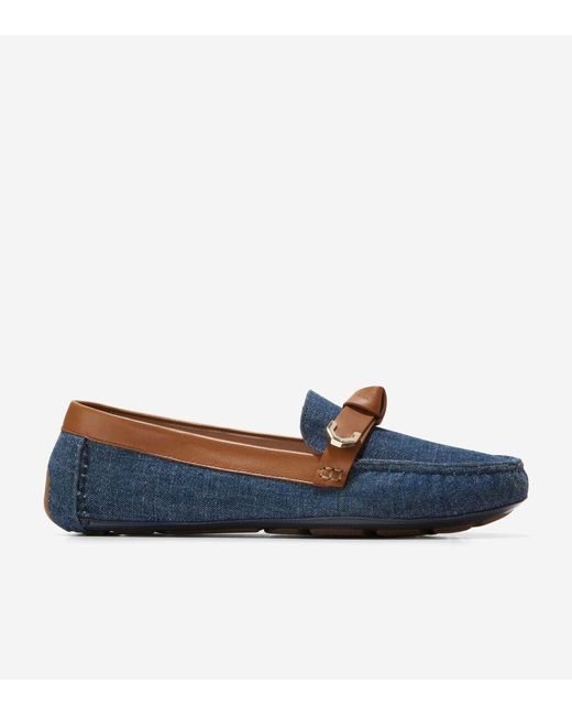 Cole Haan Blue Women's Evelyn Bow Driver