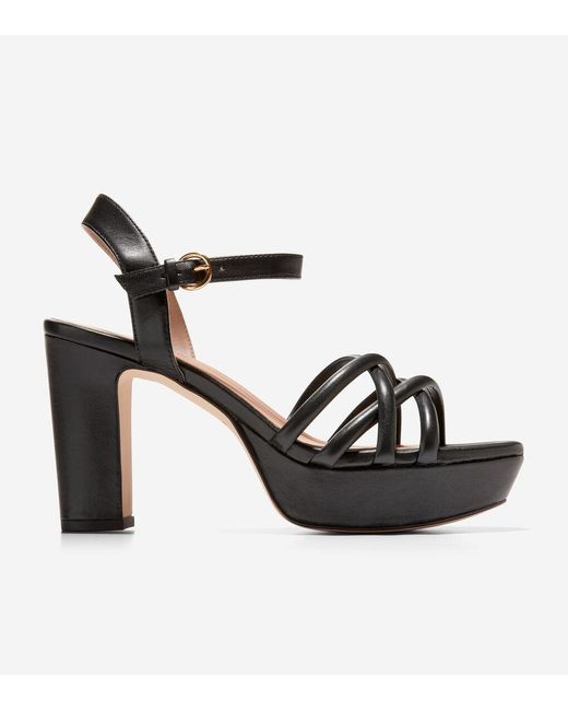 Cole Haan Women's Grove Platform Sandal in Black Leather (Black) Lyst