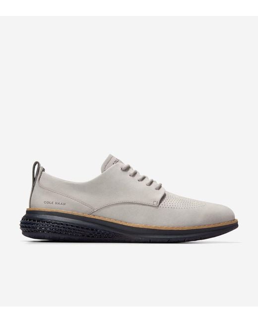 Cole Haan Gray Men's Øriginalgrand Energyweave Perforated Plain Toe Oxfords for men