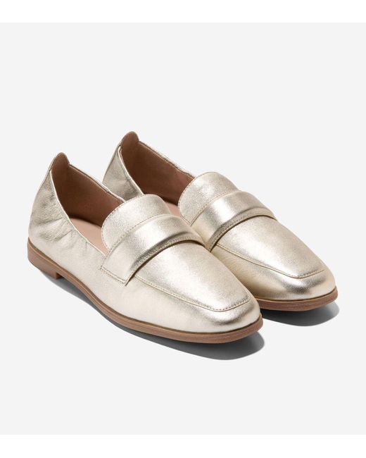 Cole Haan White Women's Trinnie Soft Loafers