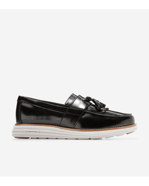 Cole Haan Leather Men's Øriginalgrand Kiltie Loafer in Black for Men Lyst