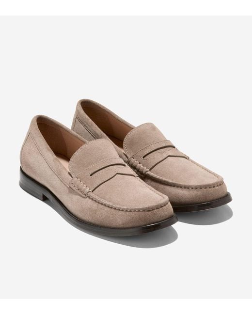 Cole Haan Gray Women's Lana Lux Remastered Penny Loafers