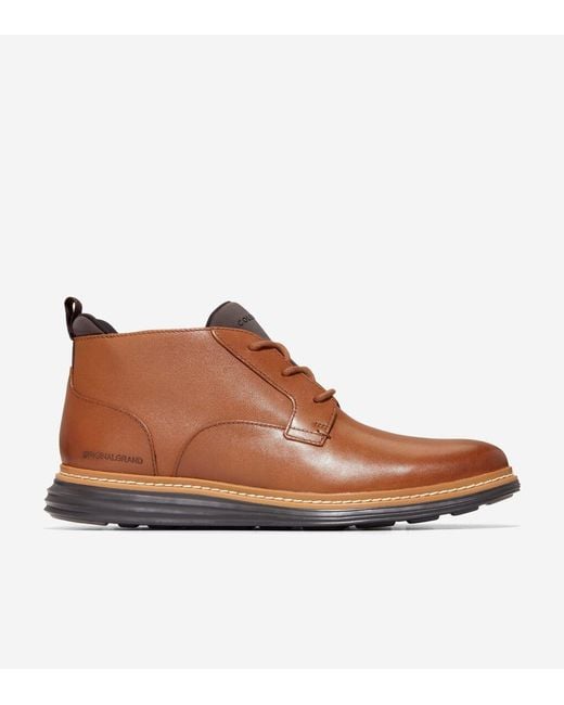 Cole Haan Brown Men's Øriginalgrand Waterproof Chukka Boots for men