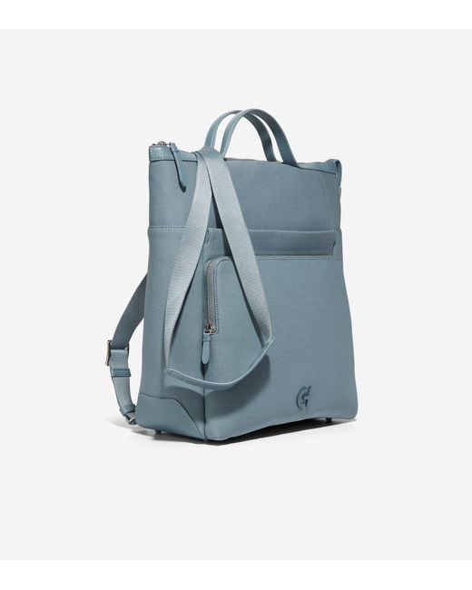 Cole Haan Blue Grand Ambition Neoprene Backpack