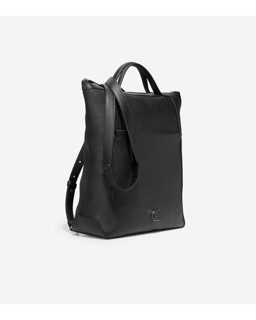 Cole Haan Black Grand Ambition Convertible Backpack