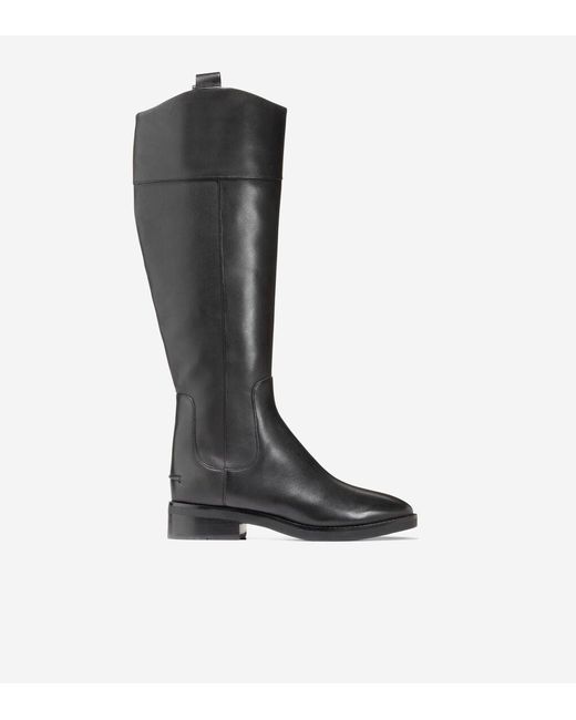 Cole Haan Black Women's Hampshire Riding Boot
