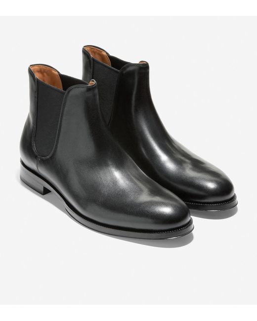 Cole Haan Leather Gramercy Chelsea Boot in Black for Men - Lyst