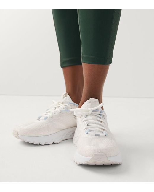 Cole Haan White Women's 5.zerøgrand Embrostitch Running Shoes
