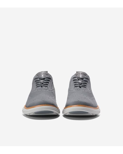 Cole Haan Gray Men's Øriginalgrand Remastered Stitchlitetm Oxfords for men