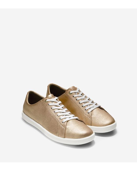 Lyst - Cole Haan Women's Grand Crosscourt Sneaker in Metallic - Save 29%