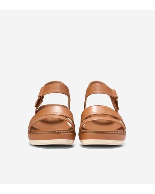 Cole Haan Brown Women's Øriginalgrand Peyton Flatform Sandals