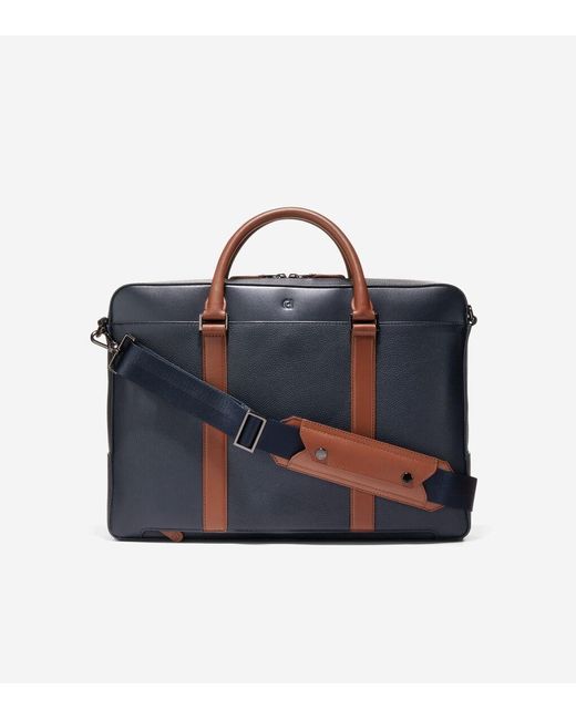 Cole Haan Blue Triboro Briefcase for men