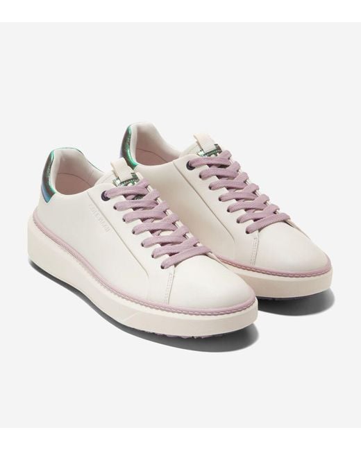 Cole Haan White Women's Grandprø Waterproof Topspin Golf Shoes