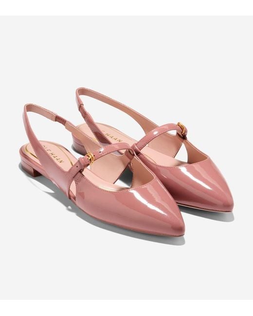 Cole haan pink flats deals