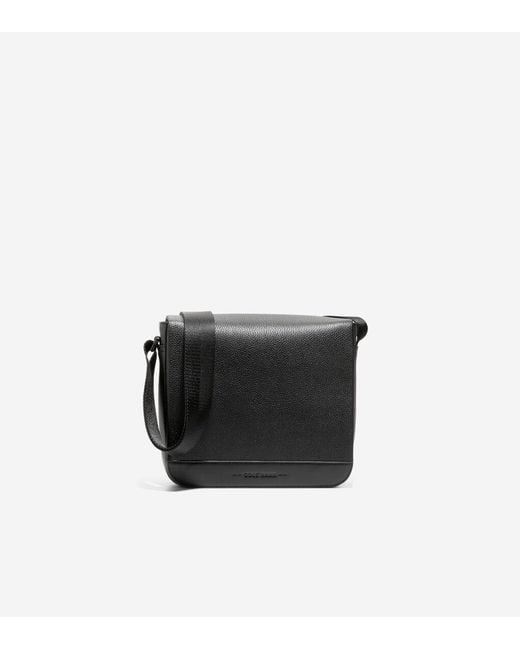Cole Haan Black Triboro Small Messenger for men