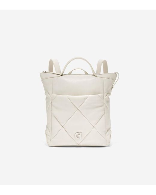 A Grand Ambition Chapter 1 Cole Haan Leather Grand Ambition Small Convertible Puff Backpack in