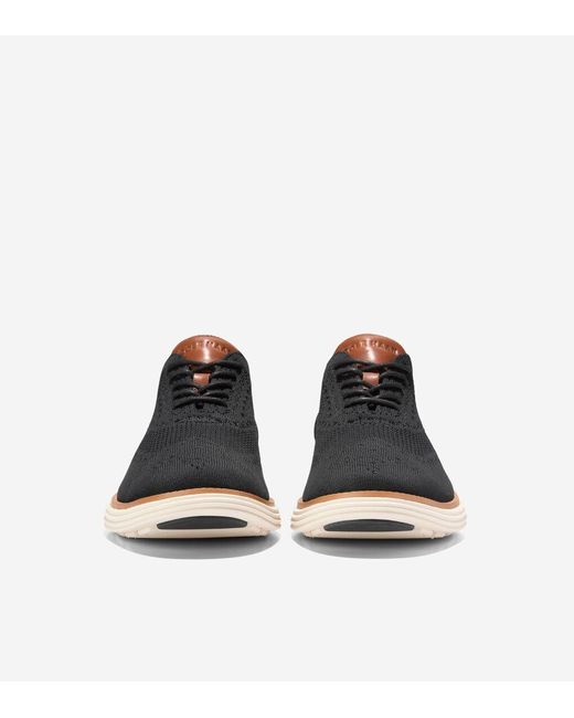 Cole Haan Black Men's Øriginalgrand Remastered Stitchlitetm Oxfords for men