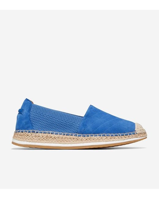 Cole Haan Women's Cloudfeel Espadrille Loafer in Blue Lyst