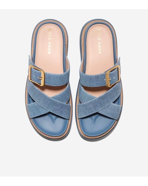 Cole Haan Blue Women's Fraya Slide Sandals