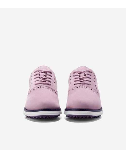 Cole Haan Purple Women's Øriginalgrand Waterproof Shortwing Golf Shoes
