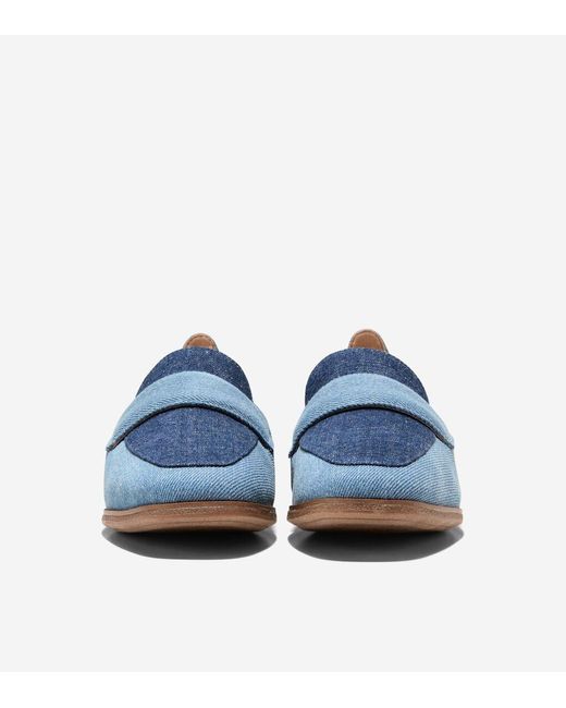 Cole Haan Blue Women's Trinnie Soft Loafers